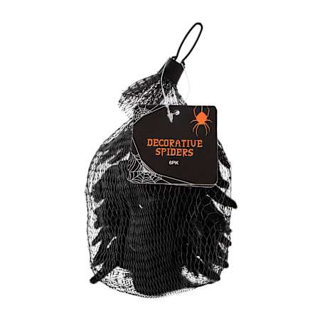 Halloween Decorative Spiders 6-Pack | Five Below