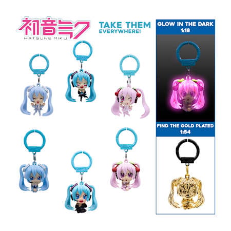 Hatsune Miku Backpack Hangers (Styles May Vary) | Five Below