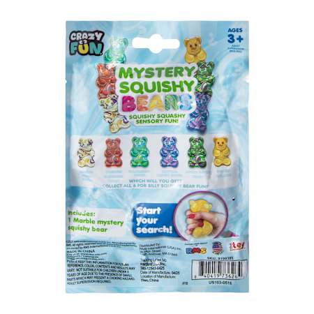 Mystery Series-3 Squishy Bears Toy | Five Below