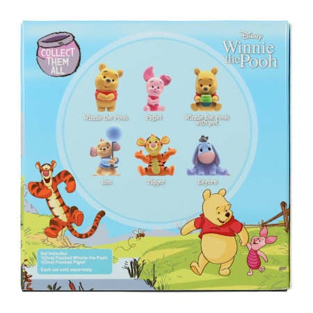 Disney Winnie The Pooh Flocked Figures 2-Pack | Five Below