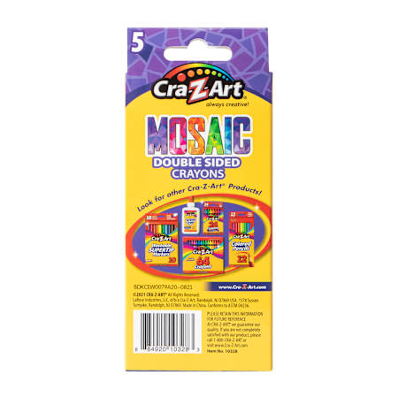 Cra-Z-Art® Mosaic Double Sided Crayons 5-Count | Five Below
