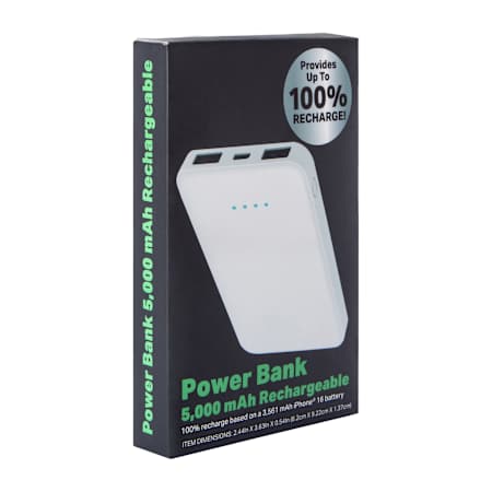 Rechargeable Power Bank 5000mAh | Five Below