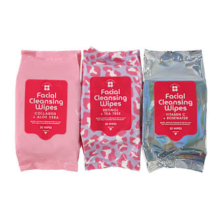 Cleansing Facial Wipes 3-Pack | Five Below