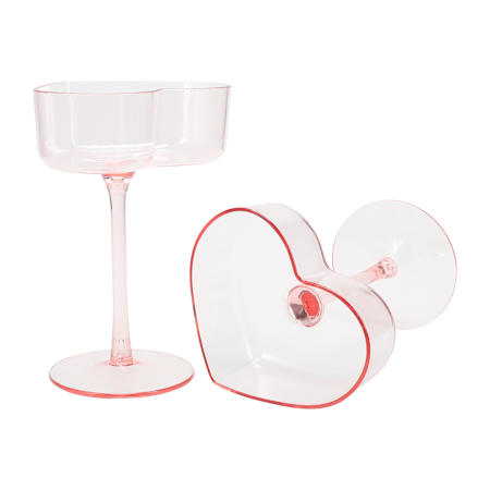 Plastic Heart Cup 2-Pack | Five Below