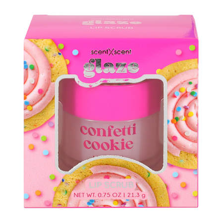 ScentXScent Glaze Confetti Cookie Lip Scrub 0.75oz