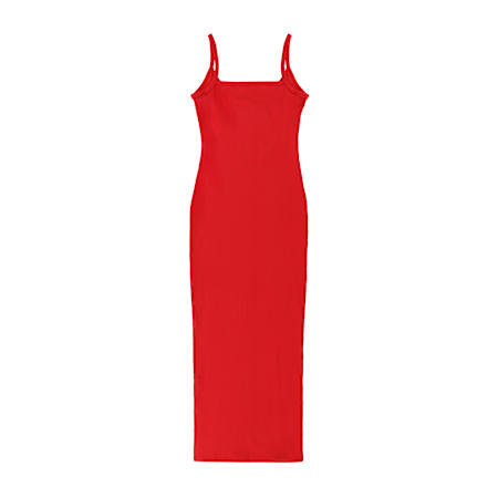 ribbed flowy dress The Charlie Ribbed Maxi Dress in Butter Yellow