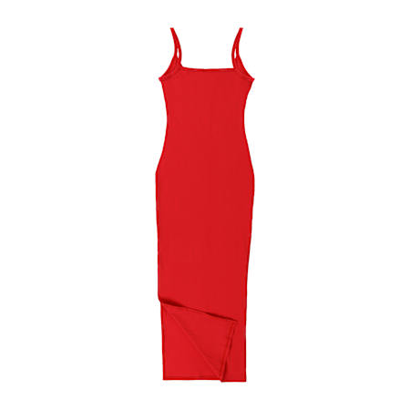 open lace back dress Laurel Sleeveless Maxi Dress In Red – Elliatt main image 1