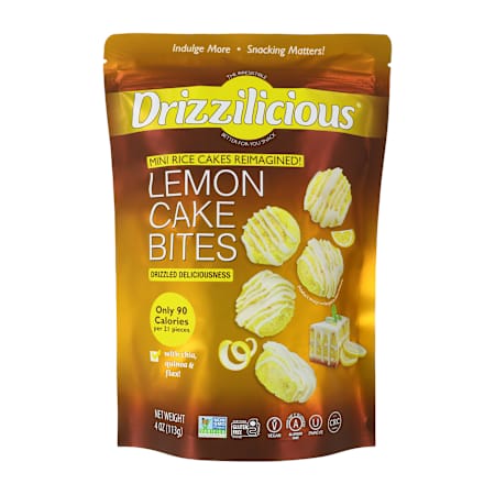 Drizzilicious® Lemon Cake Bites Rice Cakes 4oz | Five Below