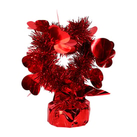 Heart Tinsel Balloon Weight