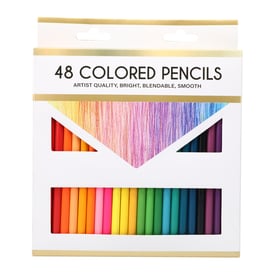 48 Colored Pencils Set