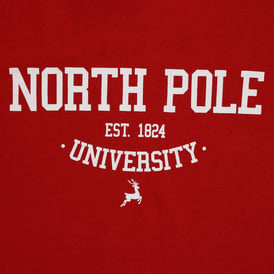 North Pole University' Graphic Tee