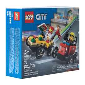 LEGO® City Pizza Vs. Fire Truck Building Toy