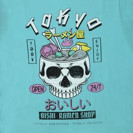 Skull Ramen Graphic Tee