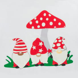Young Men's Mushroom Gnomes Pajama Top