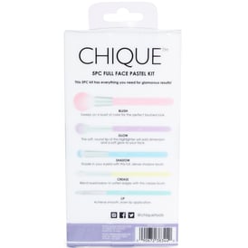 Chique™ Full Face 5-Piece Pastel Makeup Brush Set