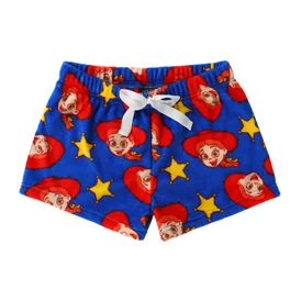 Juniors Printed Plush Short