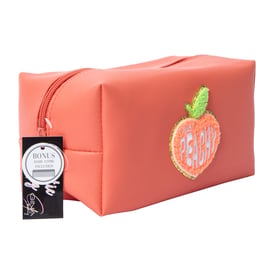 Just Peachy Loaf Shaped Cosmetic Bag