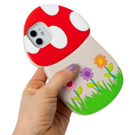 モンスター人形アップル11ハンドケースソフトiPhonex/xr全包M iPhone 11®/Xr® mushroom phone case | Five Below