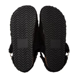 Sole Mates Sherpa Clog With Buckle