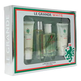 4-Piece Le Grande White Pour Homme Gift Set