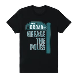 Grease The Poles Broad St. Graphic Tee