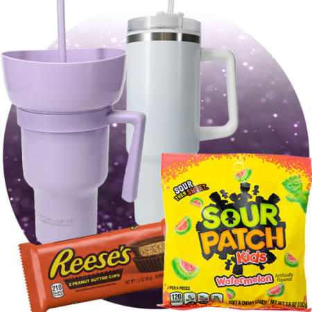 Affordable Brands and Popular Products > Concert Outfits & More > Snacks & Tumblers