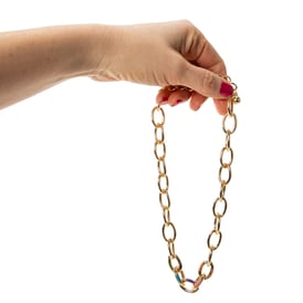 Epoxy Link Chain Pet Jewelry - Medium