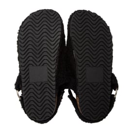 Sole Mates Sherpa Clog With Buckle