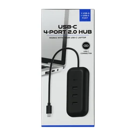 USB 4-Port 2.0 Hub | Five Below