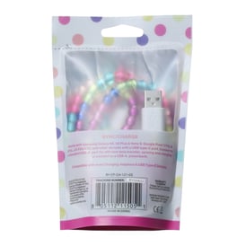4ft beaded USB Type-C cable | Five Below