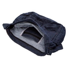 Denim Messenger Bag 12.5in x 14in | Five Below
