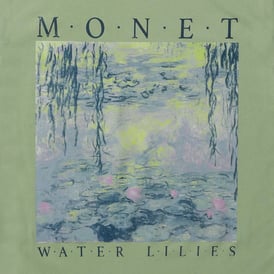 Monet Water Lilies Graphic Tee