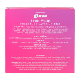 Glaze Fruit Whip Fragrance Layering Trio Set