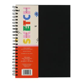 Premiere® Spiral Bound Hardcover Sketch Book 9in x 12in | Five Below