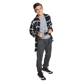 Young Men's Woven Joggers - Charcoal Gray