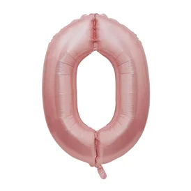 INFLATED Foil Number Balloon 34in