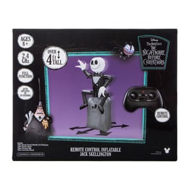 Disney Tim Burton's The Nightmare Before Christmas Remote Control Inflatable Jack Skellington