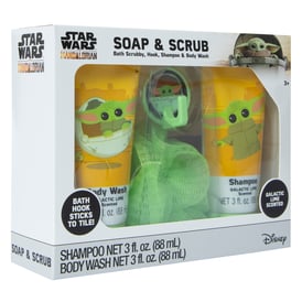 Star Wars Mandalorian Soap & Scrub Bath Set 4-Piece