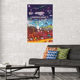 Minecraft™ World Poster 22.37in x 34in | Five Below