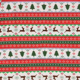 Juniors Holiday Fair Isle Pajama Top