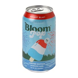 Bloom™ Pop Limited Edition Rocket Blast Prebiotic Soda 12oz | Five