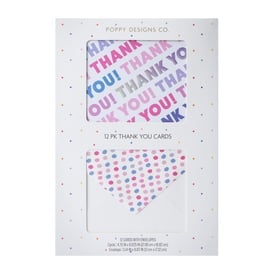 Thank You Cards 12-Pack | Five Below