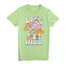 Live Wild’ Mushroom Graphic Tee