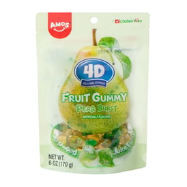 Amos® 4D® Pear Burst Fruit Gummy 6oz | Five Below