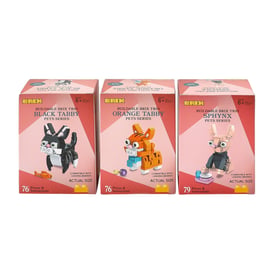 毎日寄り添うMBP 10個入り*3箱セット KOGR Brix™ Buildable Brix Trio Pets Series Toy Set (Styles May Vary