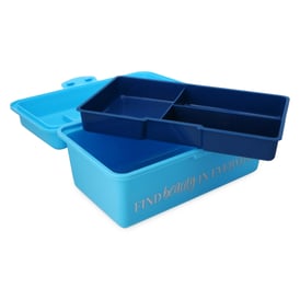 Storage Box With Organizer Tray 9.6in - Find Beauty