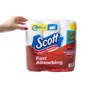 Scott® Fast Absorbing Paper Towels 6-Pack | Five Below