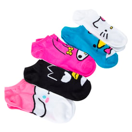 Hello Kitty® Ladies No-Show Socks 5-Pack