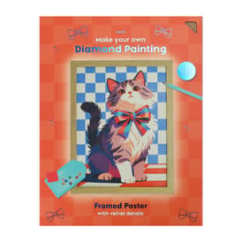 DIY Diamond Painting Framed Poster Kit