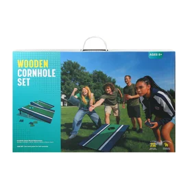 Wooden Cornhole Set | Five Below